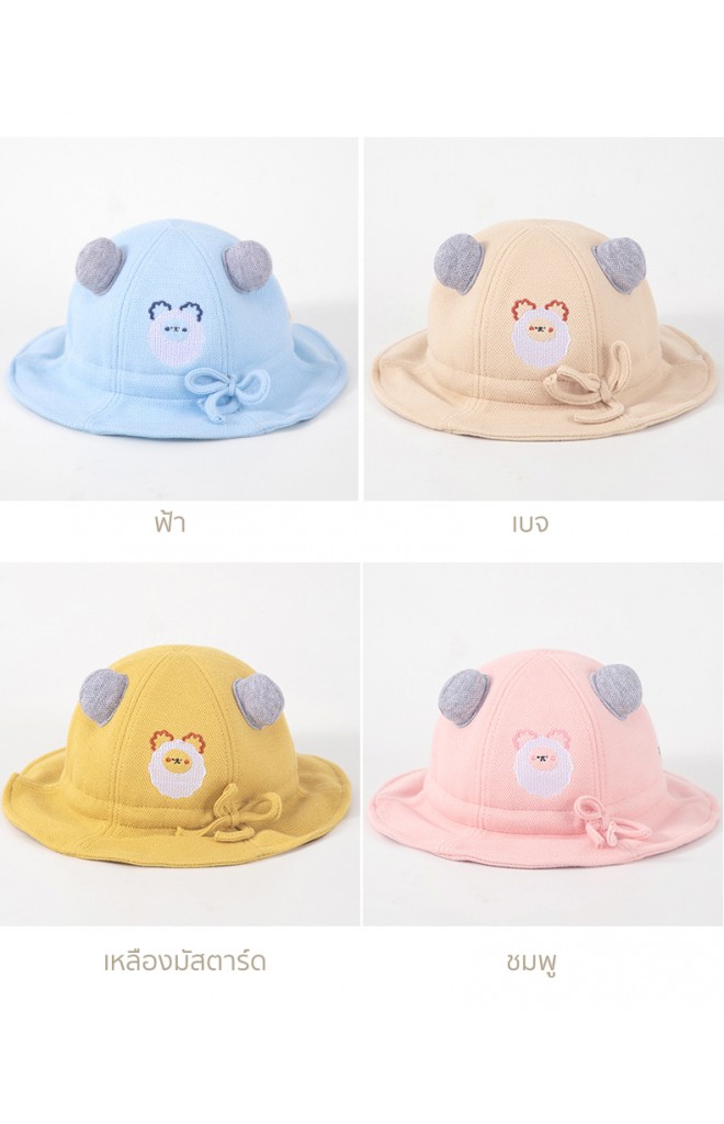 หมวกแกะน้อยผูกโบว์น่ารัก TUTUYA
