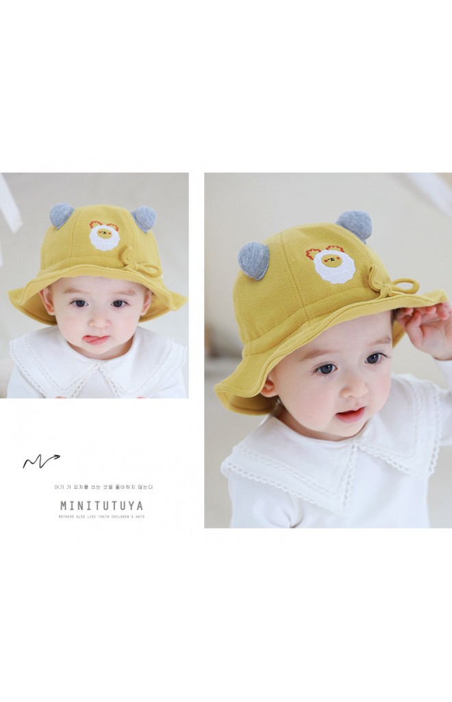 หมวกแกะน้อยผูกโบว์น่ารัก TUTUYA