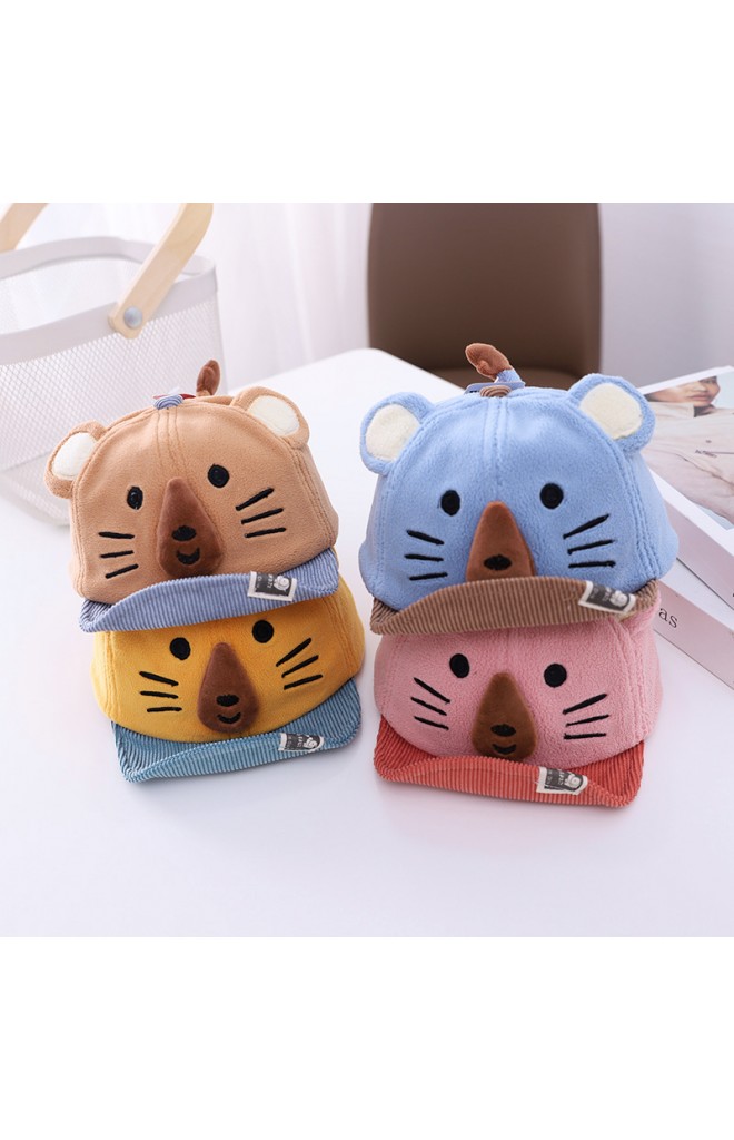 หมวกแก๊ปหมีขั้วโลก ผ้าหนานุ่ม KUKUJI