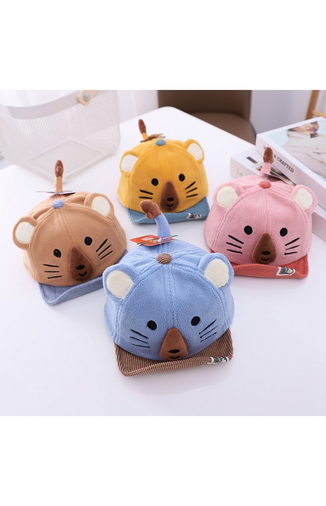 หมวกแก๊ปหมีขั้วโลก ผ้าหนานุ่ม KUKUJI
