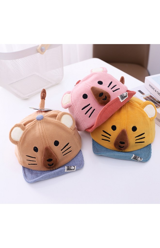 หมวกแก๊ปหมีขั้วโลก ผ้าหนานุ่ม KUKUJI