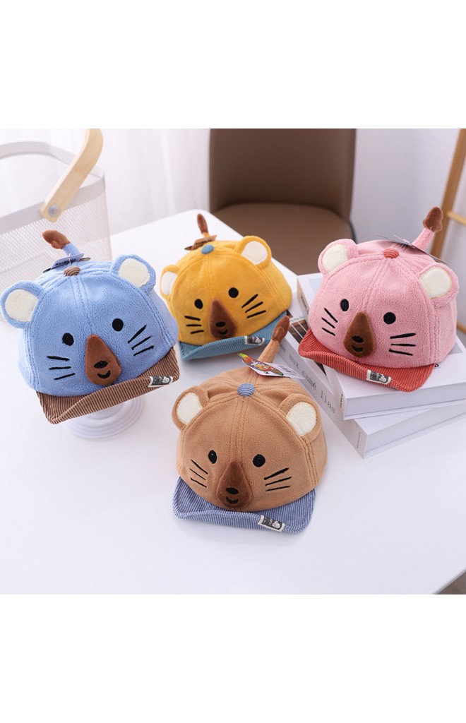 หมวกแก๊ปหมีขั้วโลก ผ้าหนานุ่ม KUKUJI