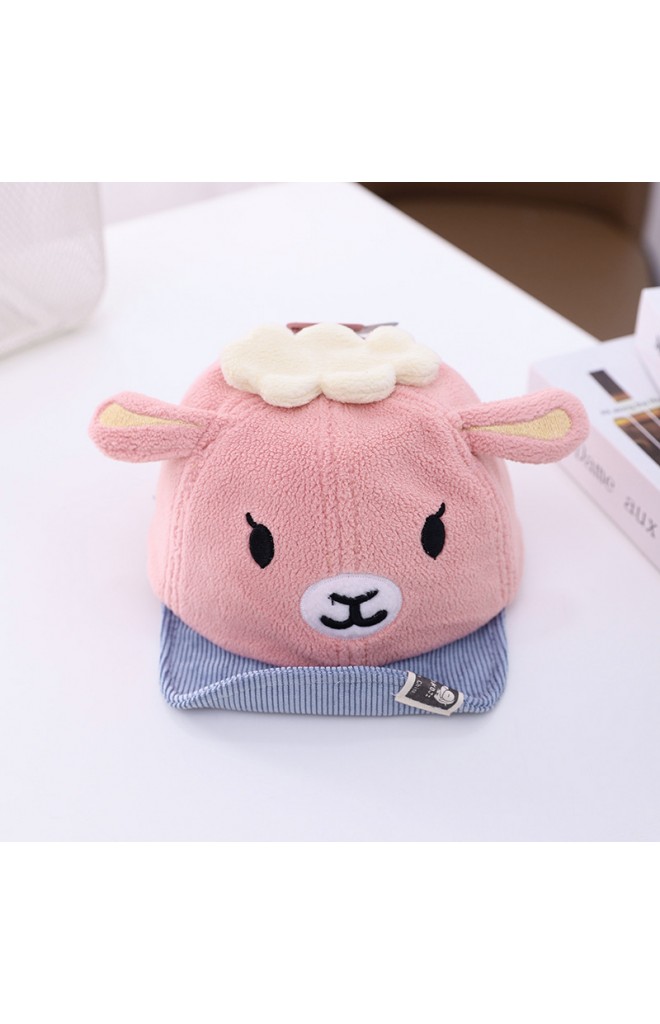 หมวกแก๊ปแกะน้อย ผ้าหนานุ่ม KUKUJI