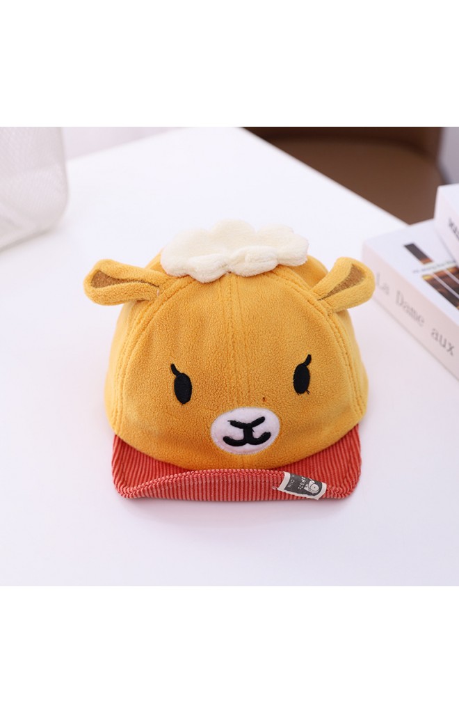 หมวกแก๊ปแกะน้อย ผ้าหนานุ่ม KUKUJI