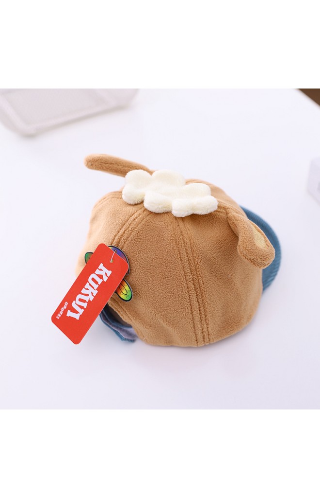 หมวกแก๊ปแกะน้อย ผ้าหนานุ่ม KUKUJI