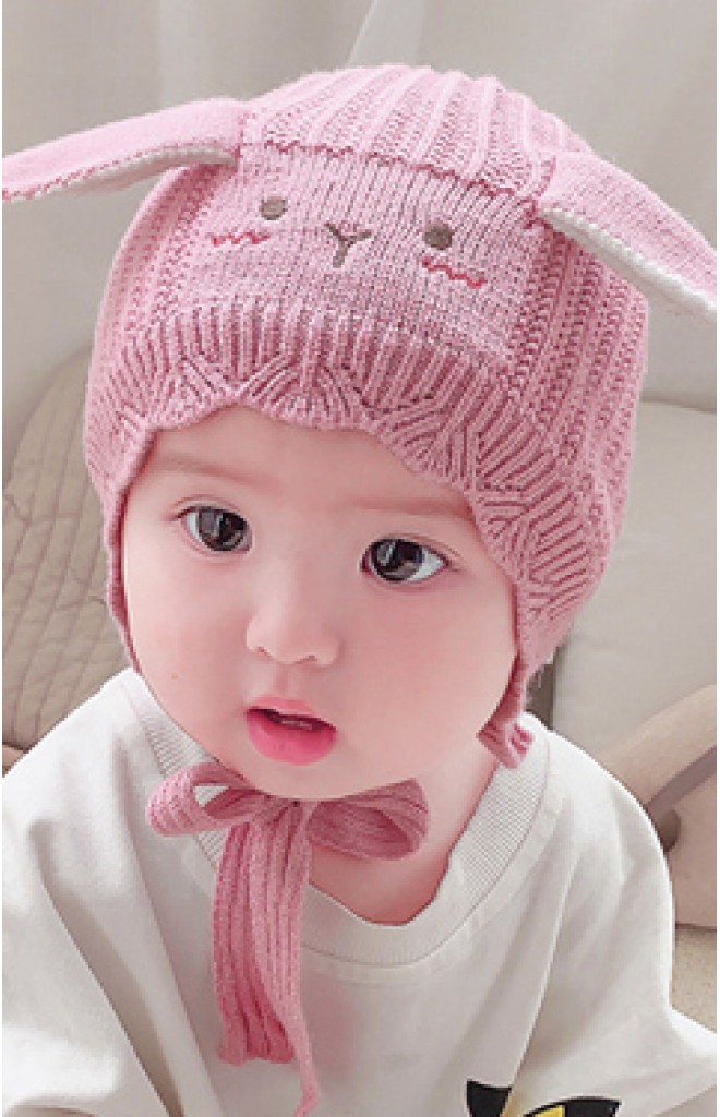 หมวกไหมพรมแกะน้อยแบบผูกคาง หมวกไหมพรมแกะน้อยแบบผูกคาง