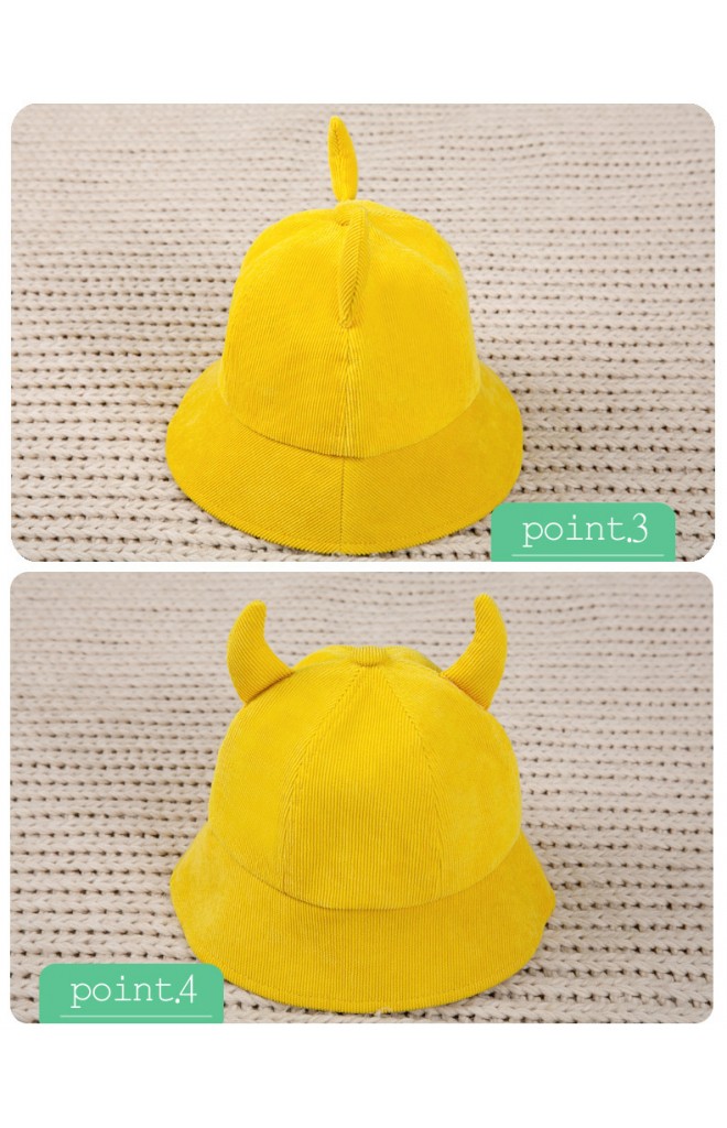 หมวก Bucket วัวน้อยหน้าปักขวดนม GZMM