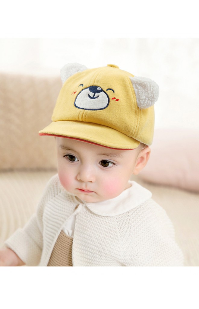 หมวกแก๊ปหมีน้อยหูฟูน่ารัก GZMM