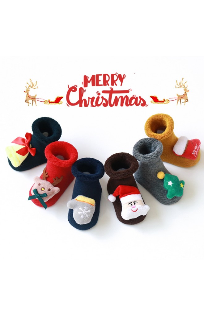 ถุงเท้าเด็กคอลเลคชั่น Merry Christmas