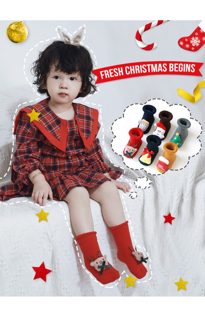 ถุงเท้าเด็กคอลเลคชั่น Merry Christmas
