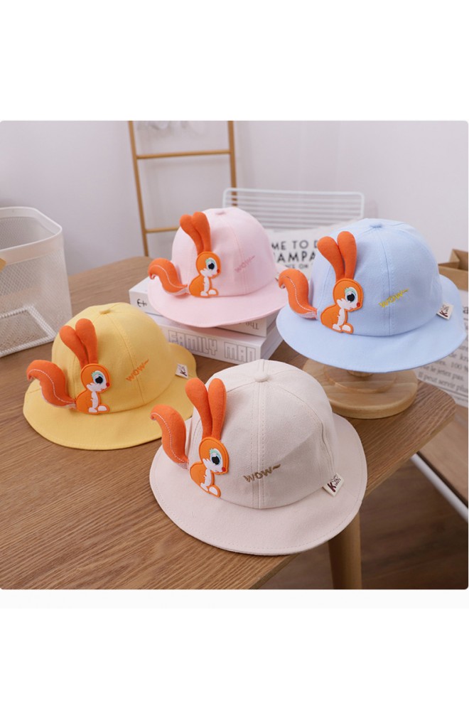หมวกกันแดดแต่งตุ๊กตากระรอก KUKUJI