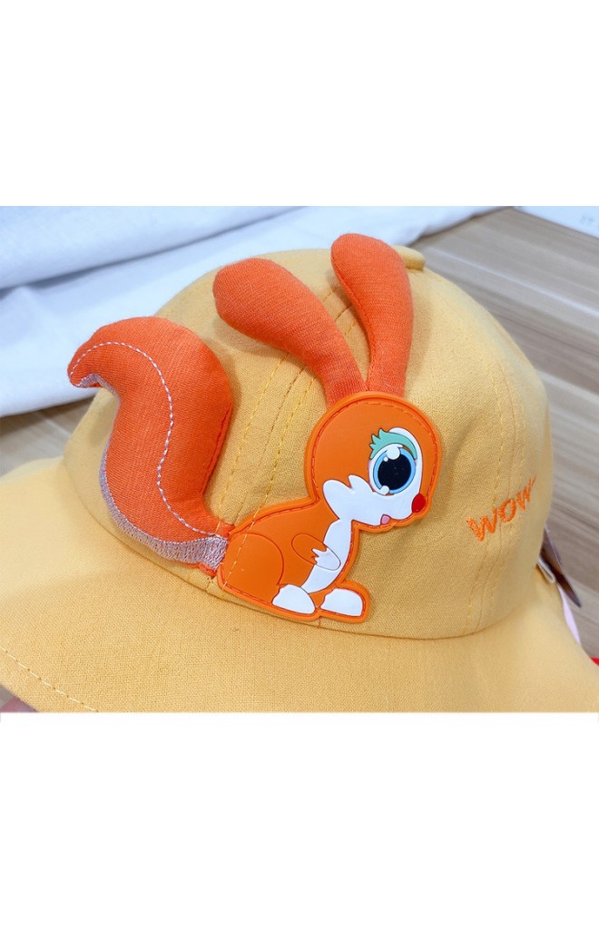 หมวกกันแดดแต่งตุ๊กตากระรอก KUKUJI