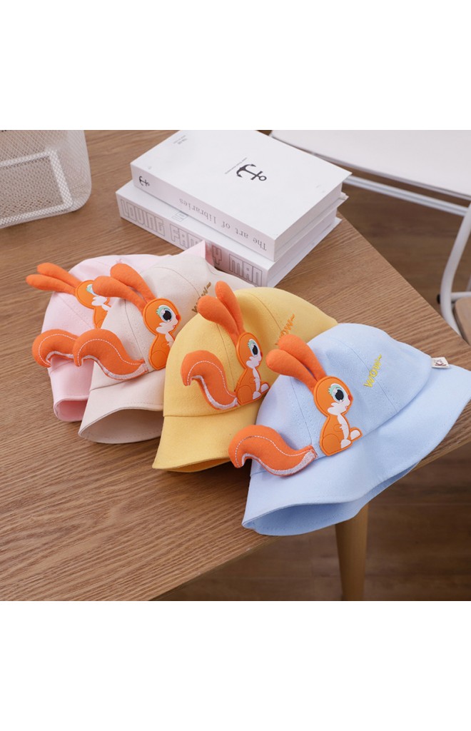 หมวกกันแดดแต่งตุ๊กตากระรอก KUKUJI