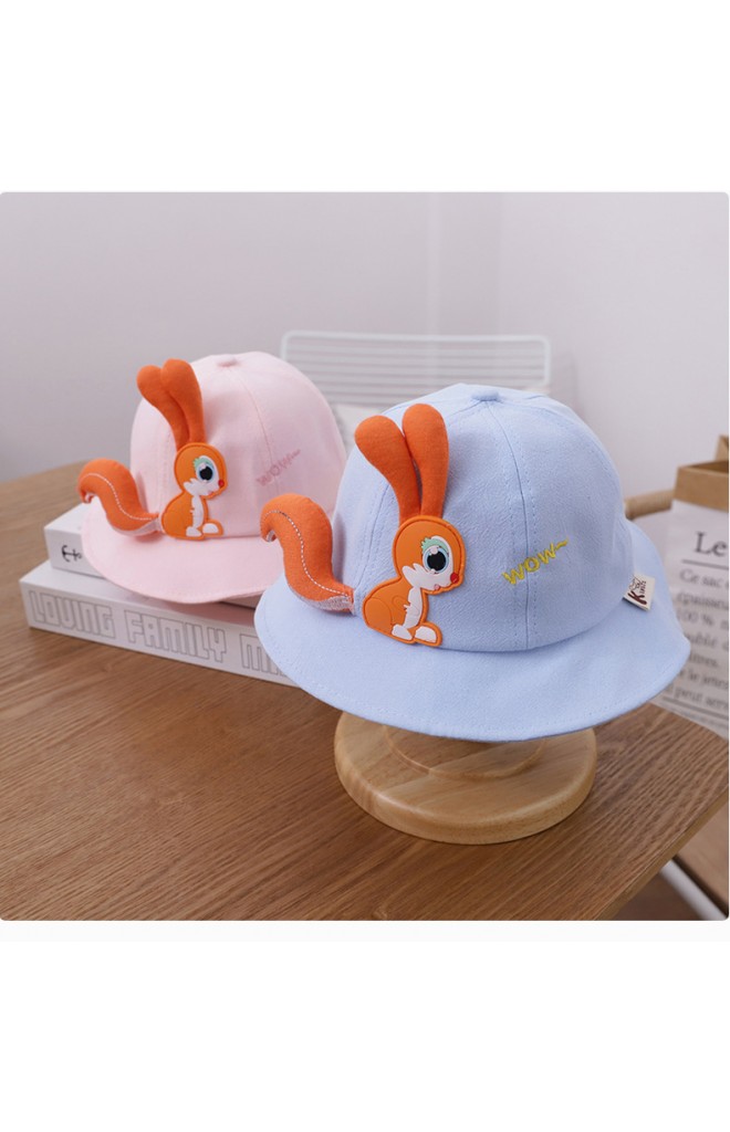 หมวกกันแดดแต่งตุ๊กตากระรอก KUKUJI