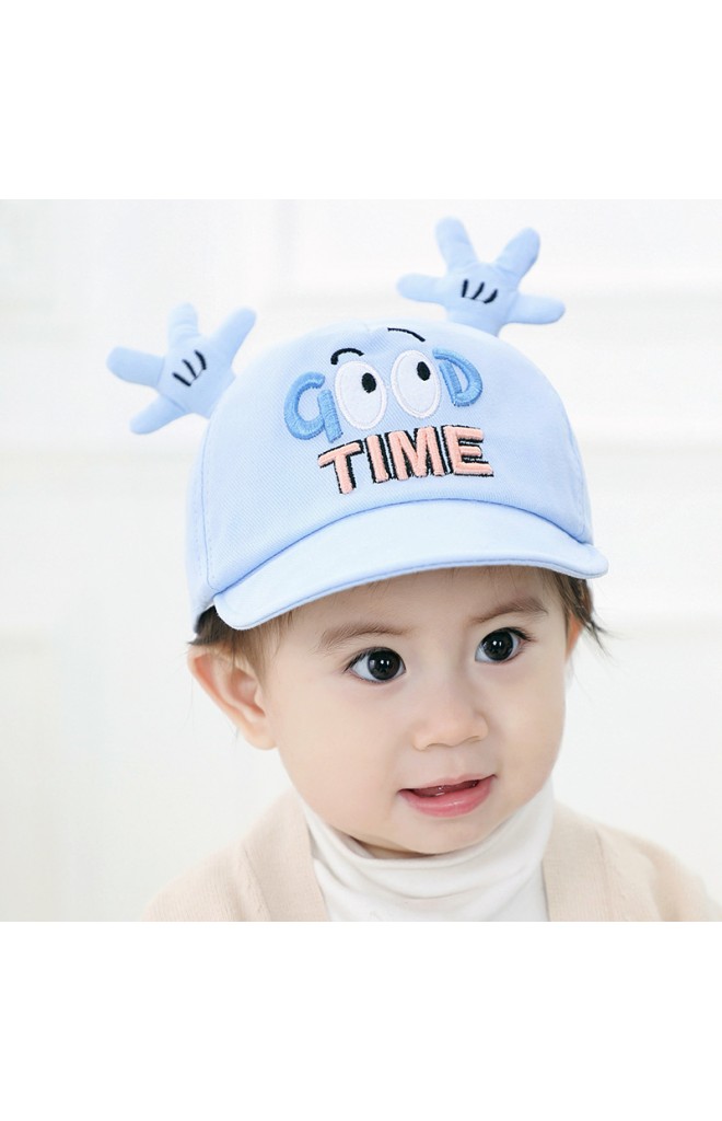 หมวกแก๊ป GOOD TIME ด้านบนแต่งรูปมือ