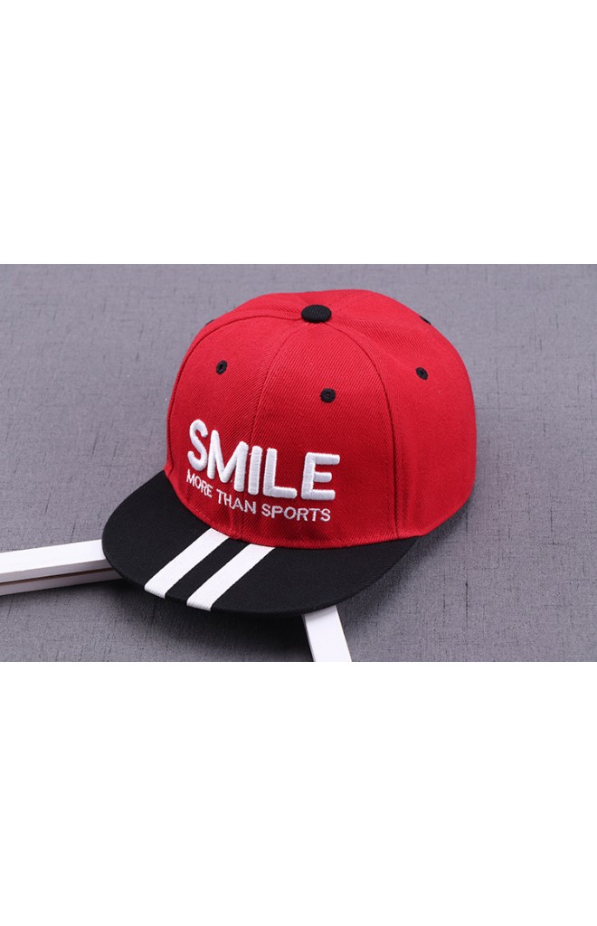 หมวกแก๊ปฮิปฮอป ปัก SMILE