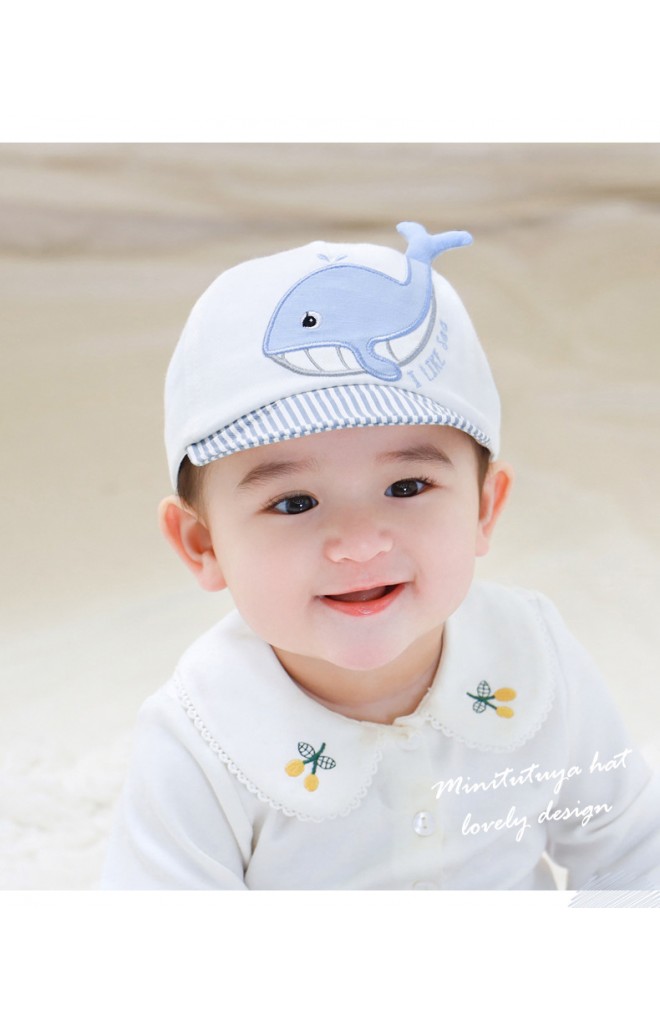 หมวกแก๊ปปลาวาฬ I like sea จาก tutuya