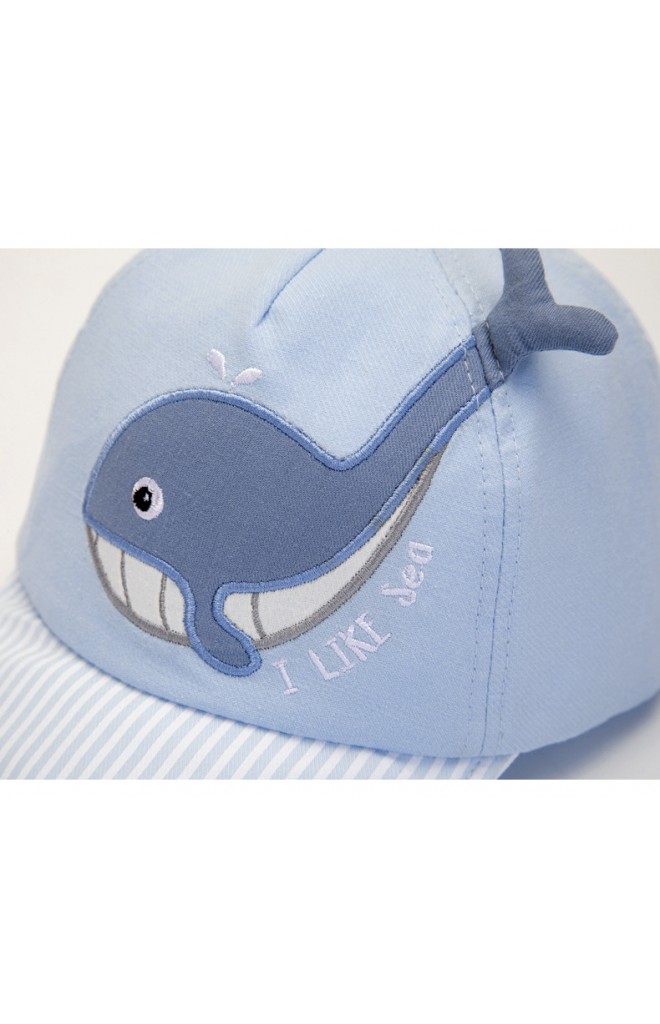 หมวกแก๊ปปลาวาฬ I like sea จาก tutuya