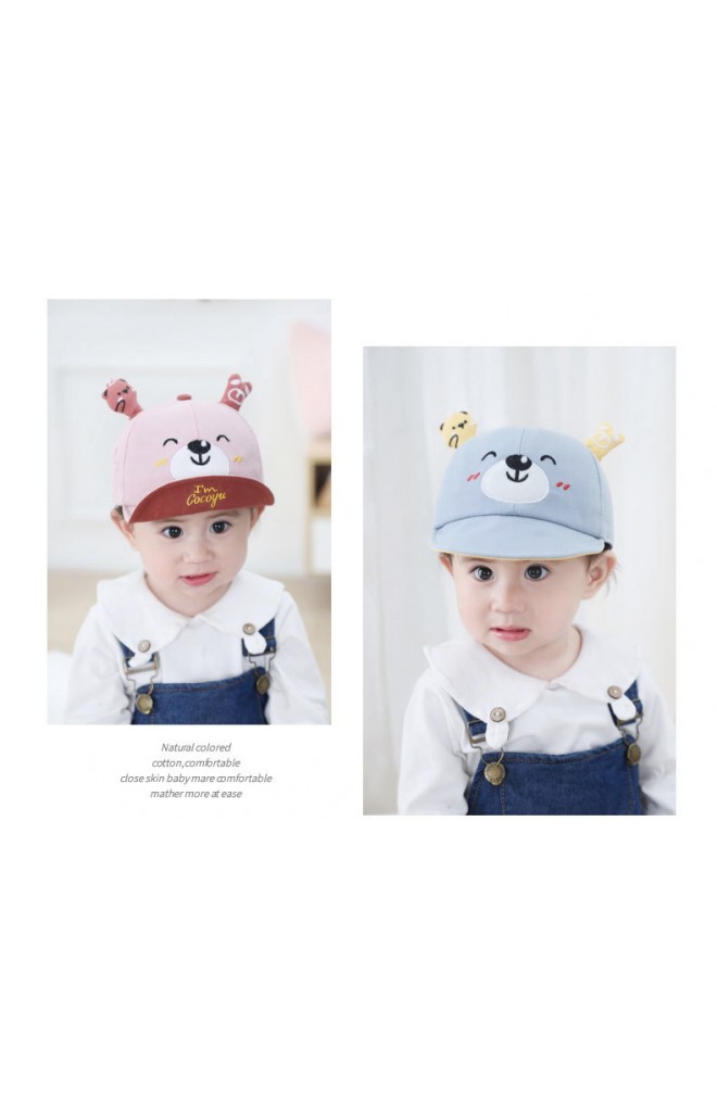 หมวกแก๊ปหมีน้อยน่ารัก หมวกเด็กแบบใหม่