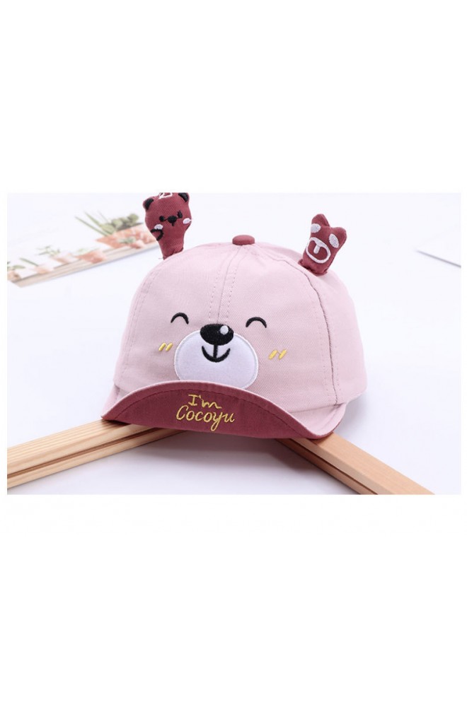 หมวกแก๊ปหมีน้อยน่ารัก หมวกเด็กแบบใหม่