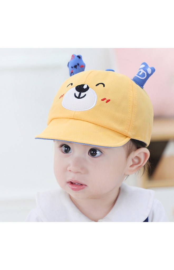หมวกแก๊ปหมีน้อยน่ารัก หมวกเด็กแบบใหม่