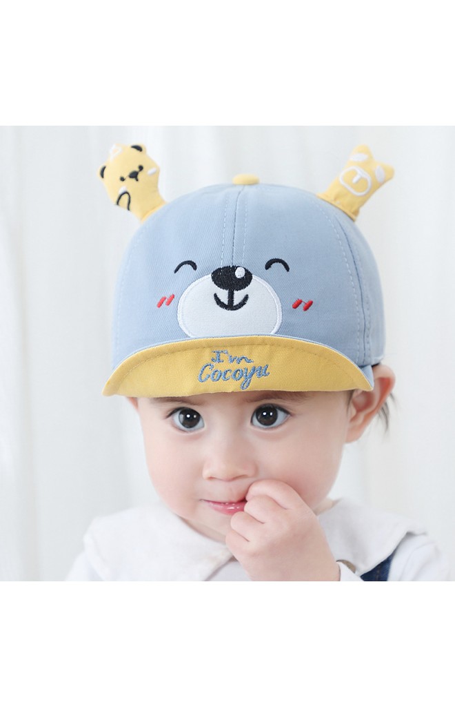 หมวกแก๊ปหมีน้อยน่ารัก หมวกเด็กแบบใหม่