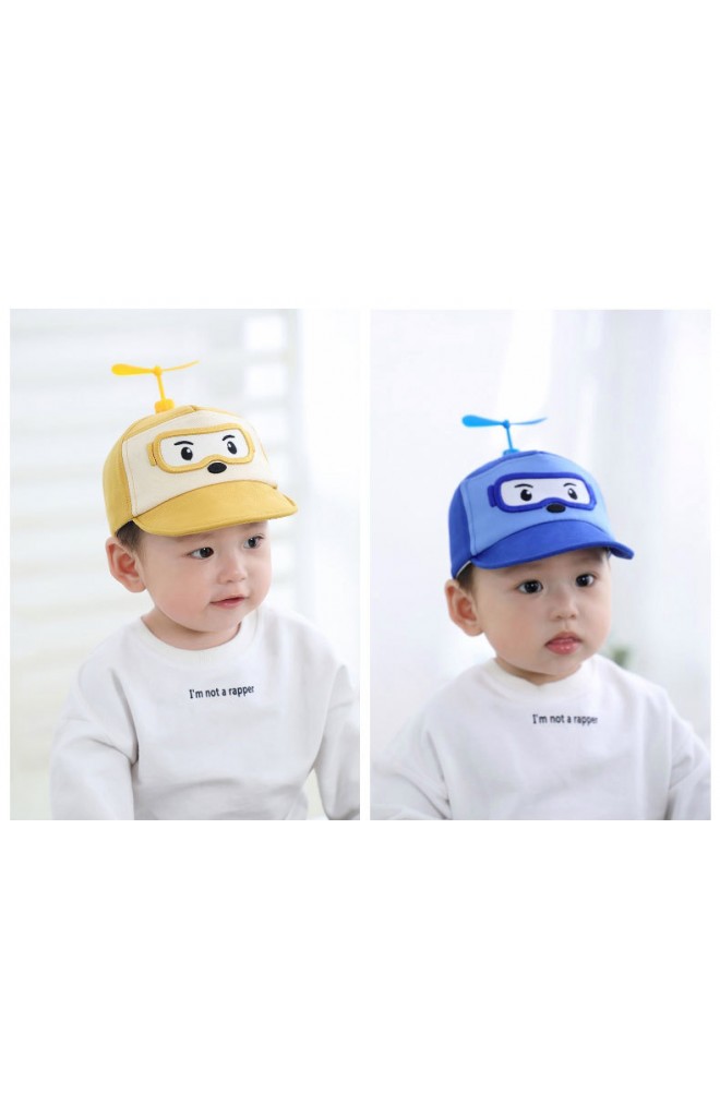 หมวกแก๊ปการ์ตูนหุ่นยนต์ ปีกหมวกพับได้