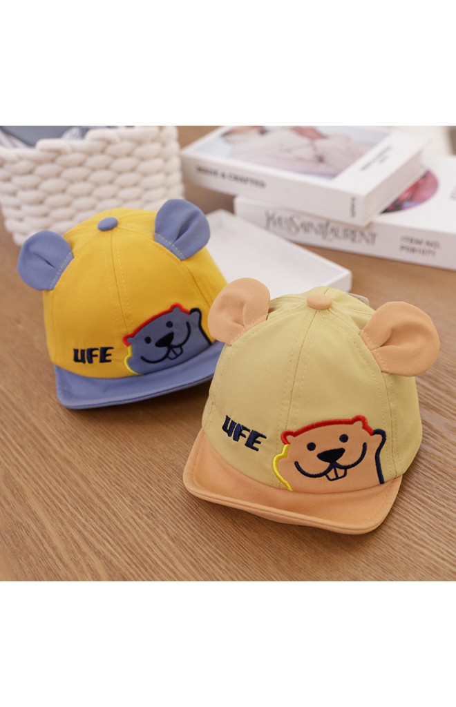 หมวกแก๊ปหมีน้อยน่ารัก ปีกหมวกพับได้