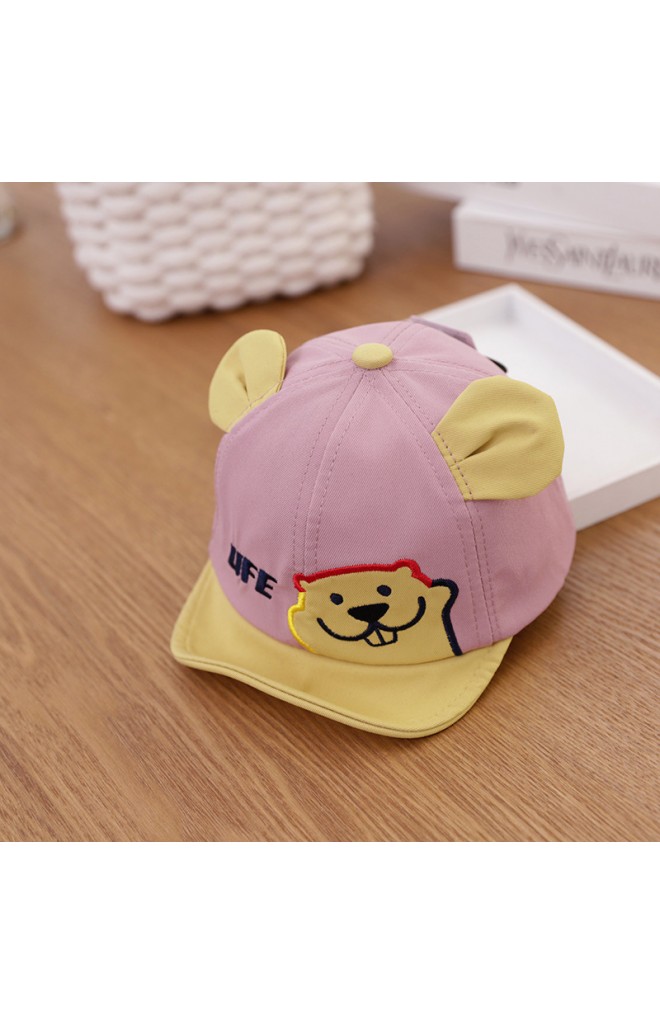 หมวกแก๊ปหมีน้อยน่ารัก ปีกหมวกพับได้