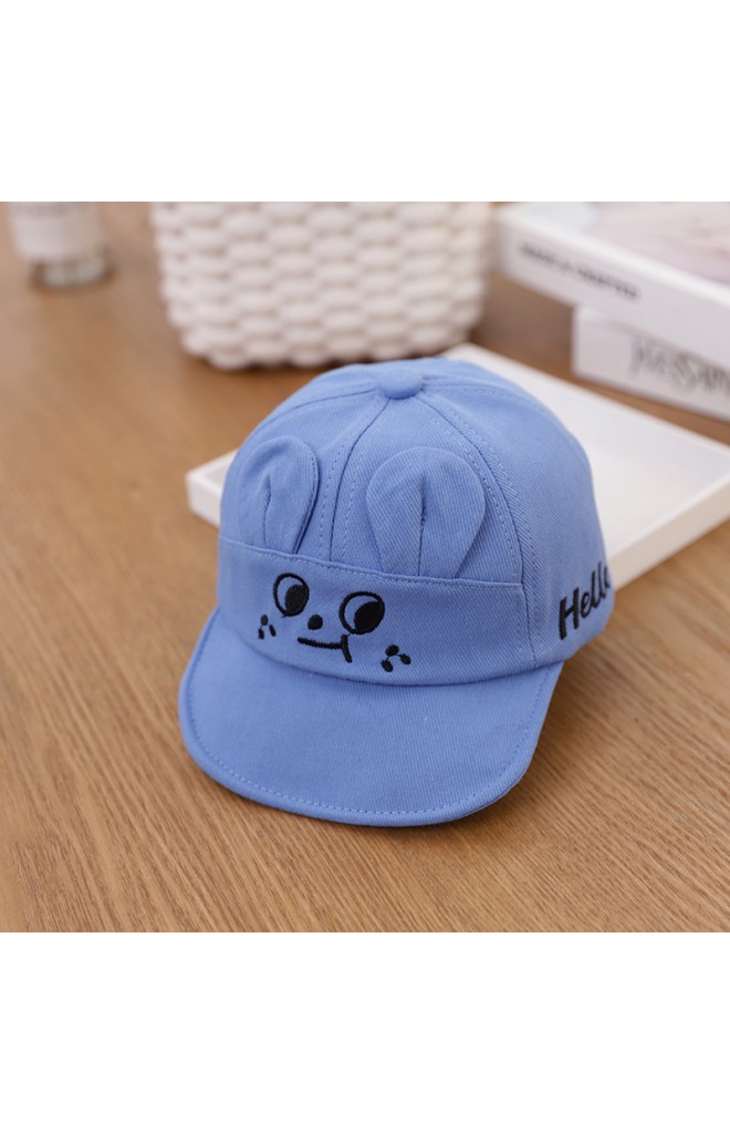หมวกแก๊ปหน้าการ์ตูน ปัก Hello จาก kukuji