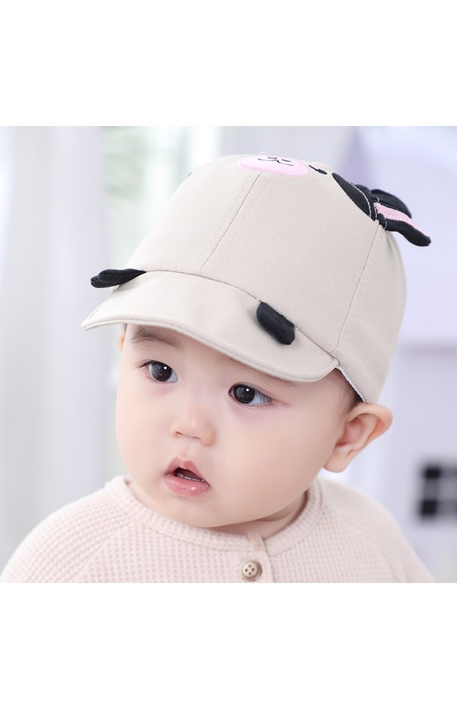 หมวกแก๊ปวัวน้อยน่ารัก ปีกหมวกพับได้