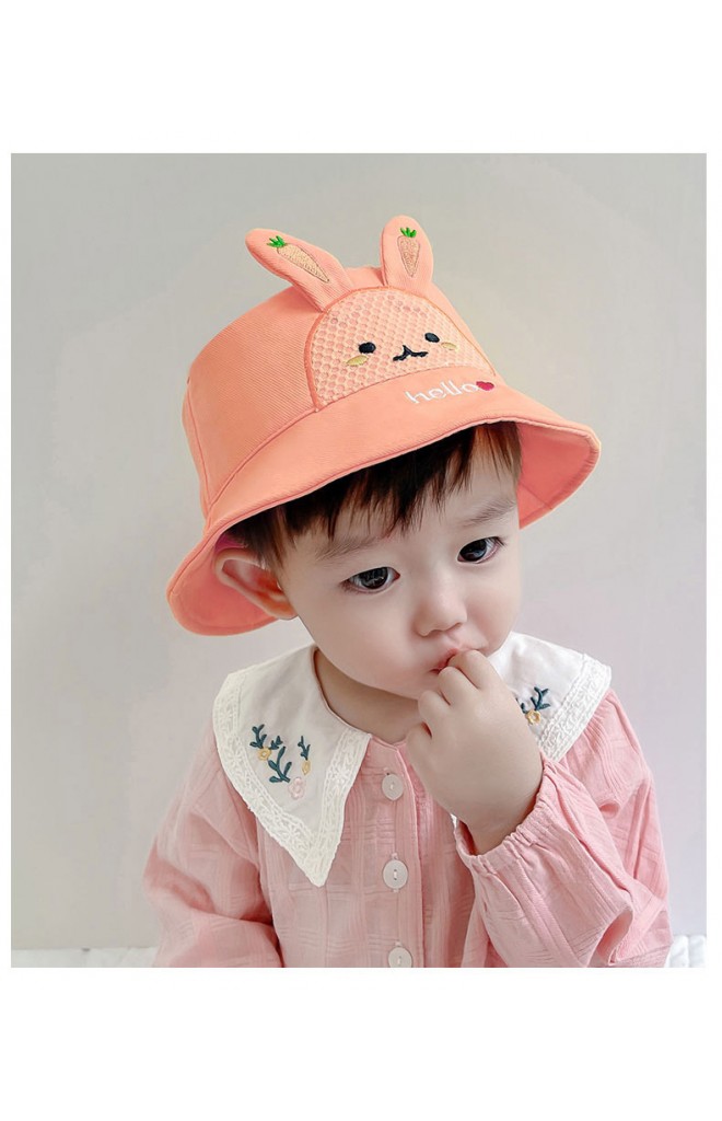 หมวก Bucket กระต่ายปัก hello จาก GZMM