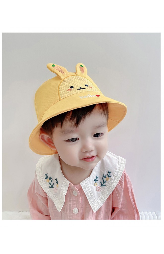 หมวก Bucket กระต่ายปัก hello จาก GZMM