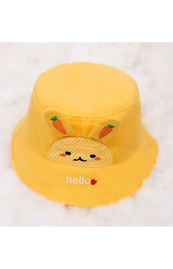 หมวก Bucket กระต่ายปัก hello จาก GZMM