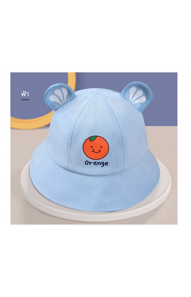 หมวก Bucket กันแดดส้ม GZMM