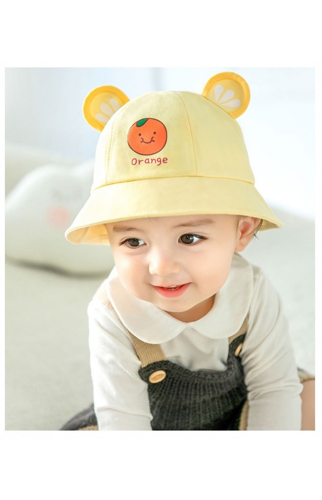 หมวก Bucket กันแดดส้ม GZMM