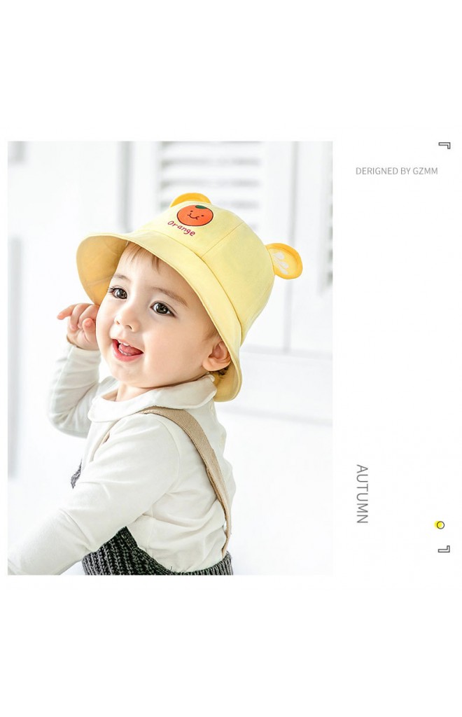 หมวก Bucket กันแดดส้ม GZMM