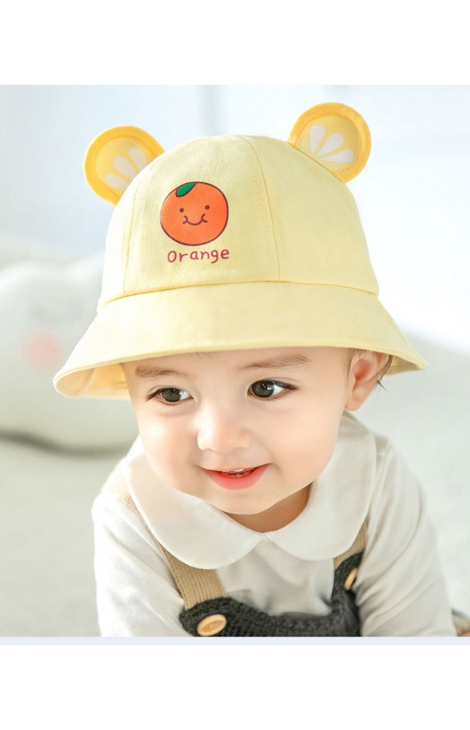 หมวก Bucket กันแดดส้ม GZMM