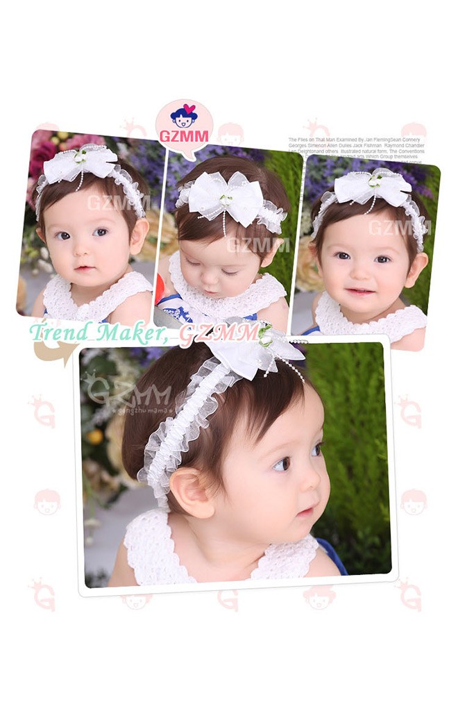 ผ้าคาดผมรูปโบว์น่ารัก สาวน้อยแสนหวานไม่ควรพลาด