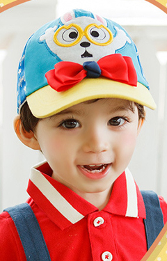 หมวกแก๊ปกันแดด รูปกระต่ายอวกาศแต่งโบว์น่ารัก Lemonkid