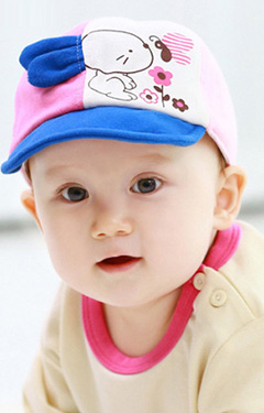 หมวกแก๊ปแต่งกระต่าย หน้าหมวกปัก my Bunny จาก TUTUYA