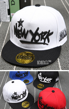 หมวกฮิปฮอปแต่งอักษร New York