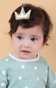 กิ๊บเด็กมงกุฏแบบนูนสีบรอนซ์ จาก  Angel Neitiri