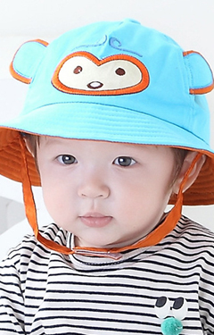 หมวกเด็กกันแดดหน้าลิงน้อยน่ารัก TIANYIBEAR