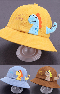 หมวก Bucket ไดโนเสาร์ KIDS DONO  ผ้าลูกฟูก